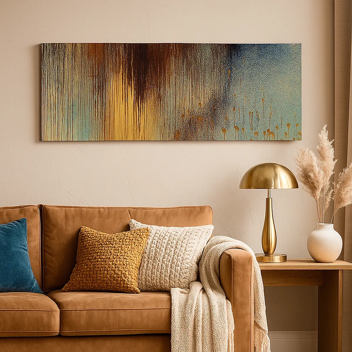 Obraz na plátně - Nenáhodná barevná kompozice - 30x30 cm