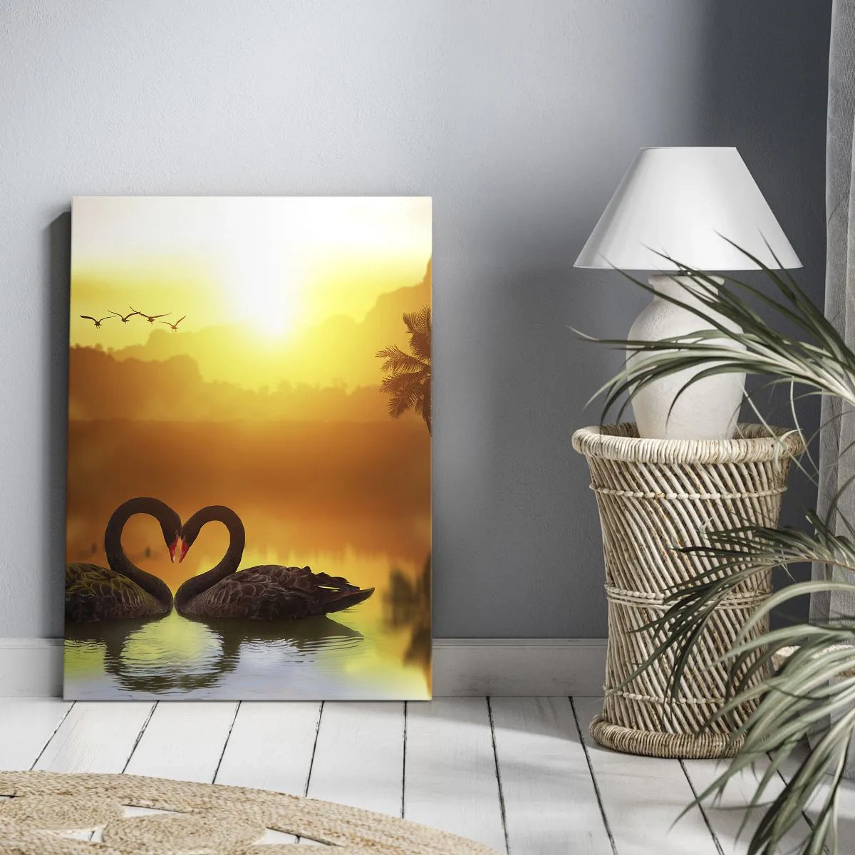 Obraz na plátně - Všechno do páru - 45x80 cm