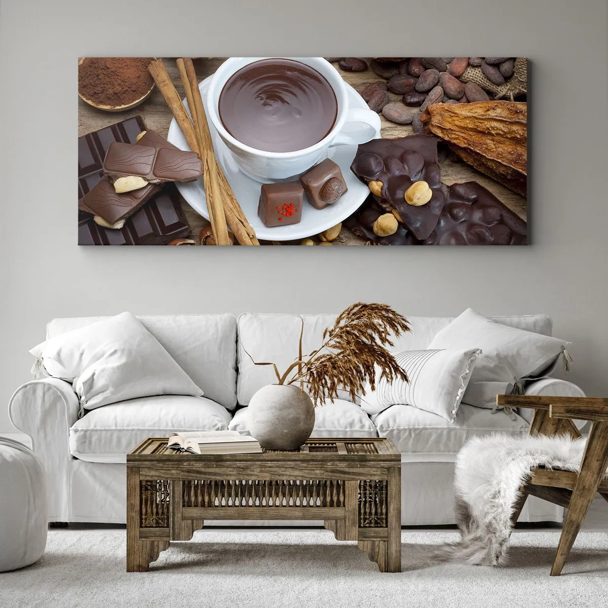 Obraz na plátně - Z pohádkové továrny na čokoládu - 100x40 cm