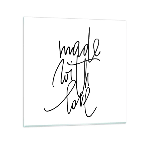 Obraz na skle - Nejlepší značka - 50x50 cm