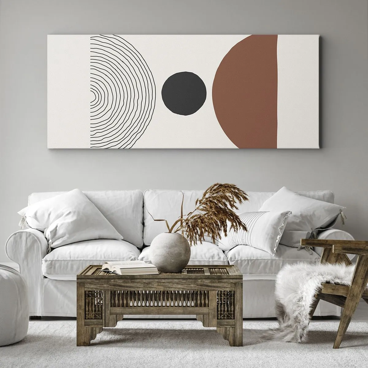 Obraz na plátně - V centru pozornosti - 90x30 cm