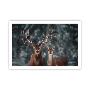 Plakát - Pán lesa se svou ženou - 91x61 cm