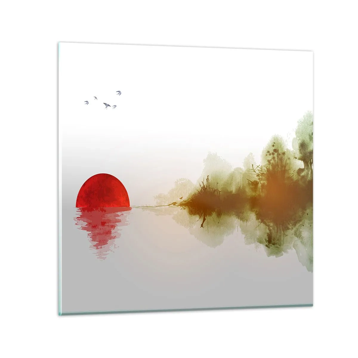 Obraz na skle - Příslib klidu - 60x60 cm