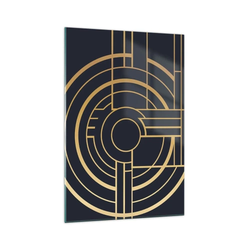 Obraz na skle - Obraty události - 70x100 cm