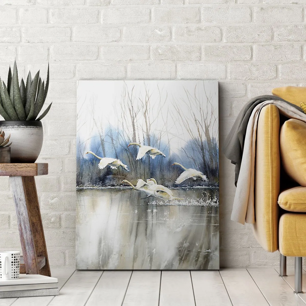 Obraz na plátně - Jako v povídce o divokých labutích - 50x70 cm