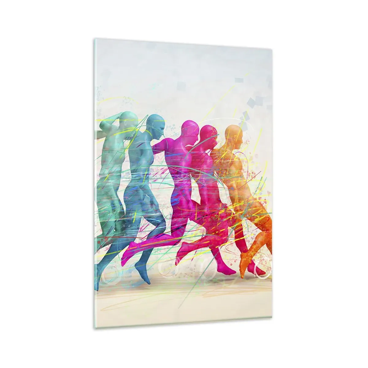 Obraz na skle - Harmonie pohybu - 80x120 cm