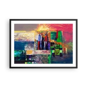 Plakát v černém rámu - Vztahy a emoce - 70x50 cm