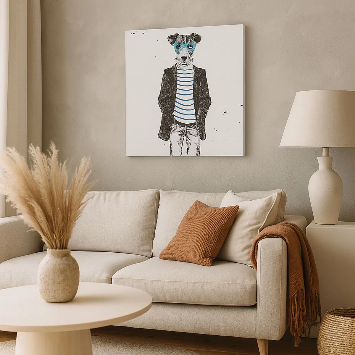 Obraz na plátně - Maxipes - 30x30 cm