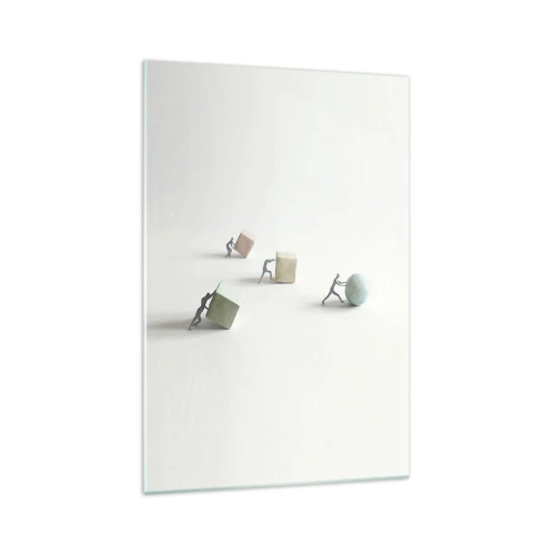 Obraz na skle - Život samotný - 70x100 cm