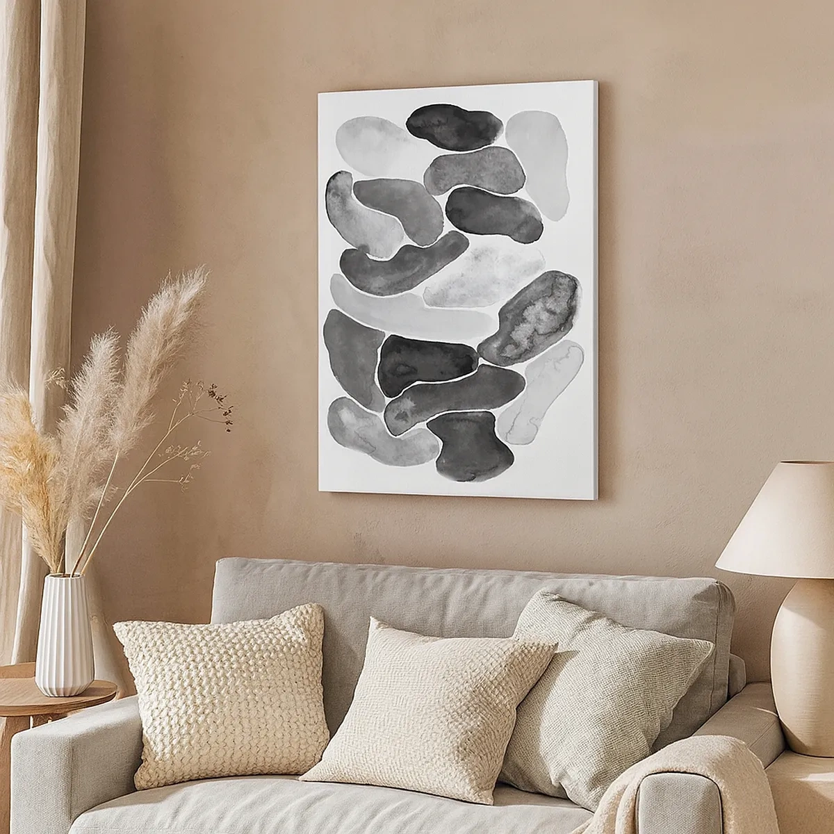 Obraz na plátně - Kamenitá abstrakce - 50x70 cm