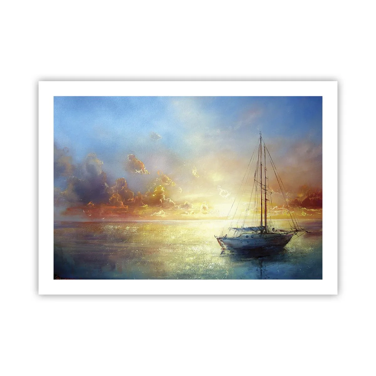 Plakát - Ve zlatém zálivu - 70x50 cm