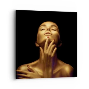 Obraz na plátně - Jako zlaté hedvábí - 30x30 cm