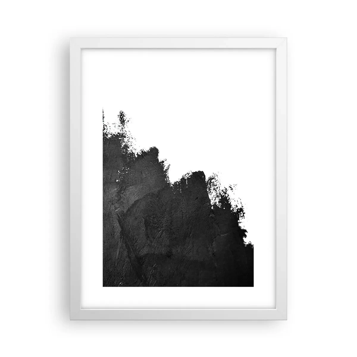 Plakát v bílém rámu - Živly: země - 30x40 cm