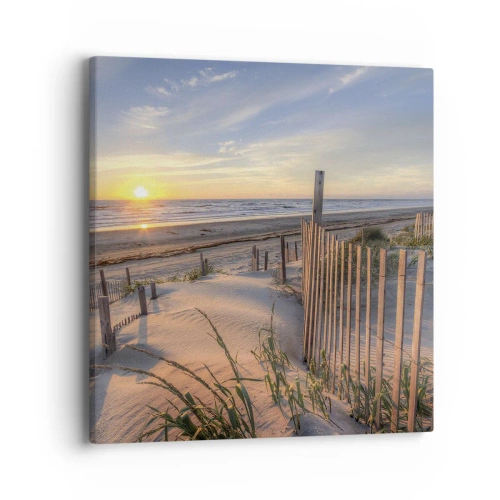 Obraz na plátně - Odlesk a stín větru - 40x40 cm