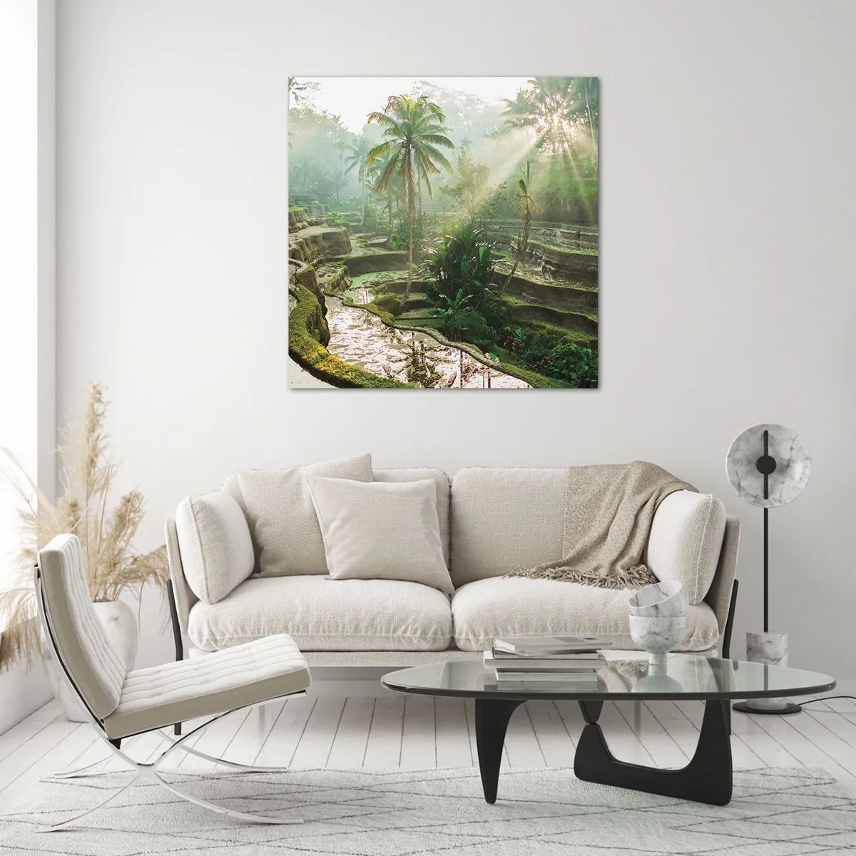 Obraz na skle - Vyrůstát na slunci - 40x40 cm