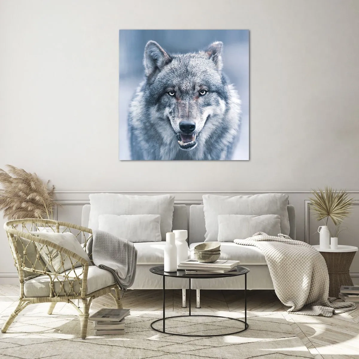 Obraz na skle - Přijmete tuto výzvu? - 60x60 cm