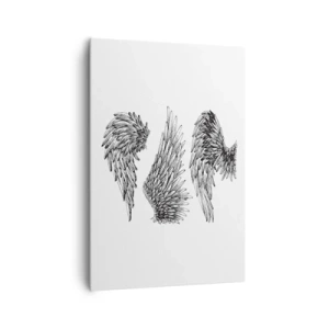 Obraz na plátně - I ty se můžeš stát andělem - 70x100 cm