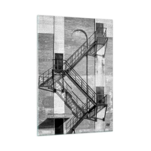 Obraz na skle - Industriální styl - 50x70 cm