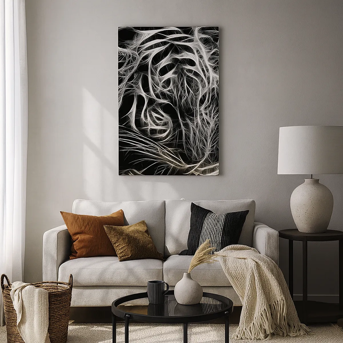 Obraz na plátně - Studie kočičí lehkosti - 50x70 cm