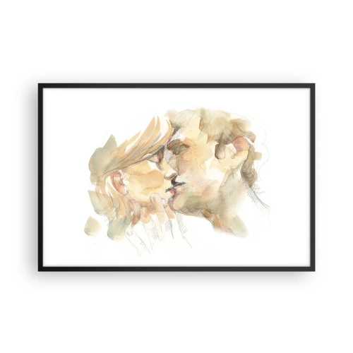 Plakát v černém rámu - Nalezena polovina? - 91x61 cm