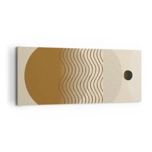 Obraz na plátně - O původu geometrických obrazců - 120x50 cm