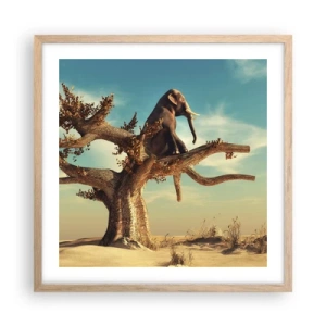 Plakát v rámu světlý dub - Nový úhel pohledu - 50x50 cm