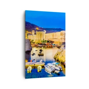 Obraz na plátně - Zářivá noc nad Jadranem - 80x120 cm