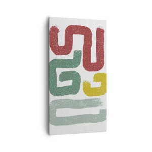 Obraz na plátně - V neznámém jazyce - 55x100 cm