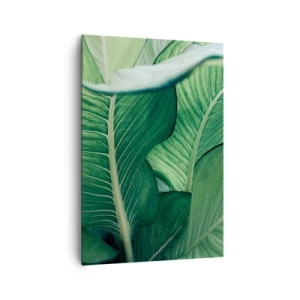 Obraz na plátně - Intenzivně zelený život - 70x100 cm