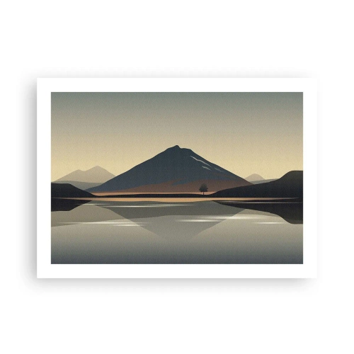 Plakát - Zrcadlový odraz - 70x50 cm