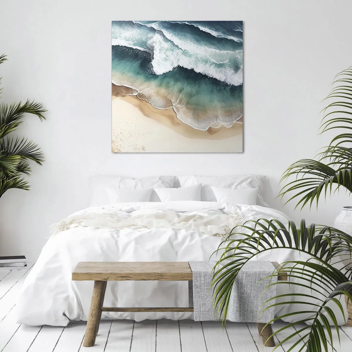 Obraz na plátně - Odvěké setkání - 60x60 cm