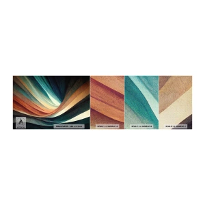 Vzor Fototapety Premium Canvas - Utkané z barev - Kus, Abstrakce, Čáry - 100x30 cm