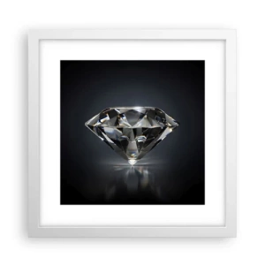 Plakát v bílém rámu - Best girls friend - 30x30 cm