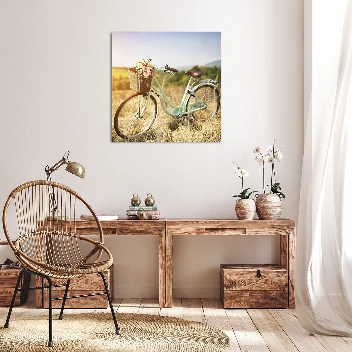 Obraz na plátně - Chvíli tu zůstanu - 60x60 cm