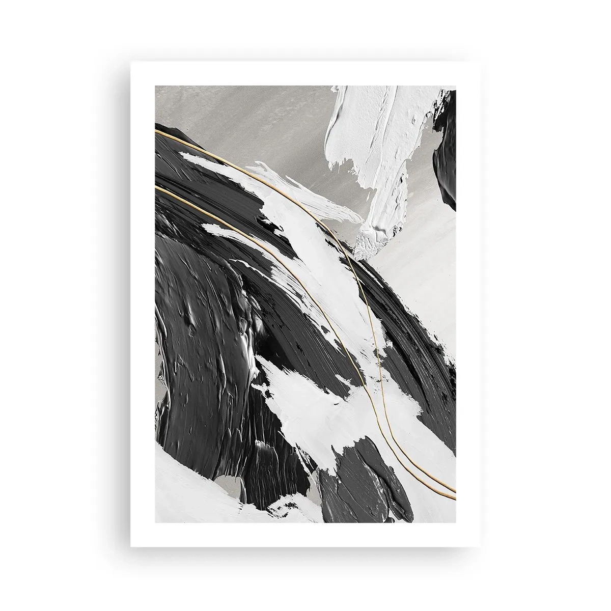 Plakát - Velkorysá abstrakce - 50x70 cm