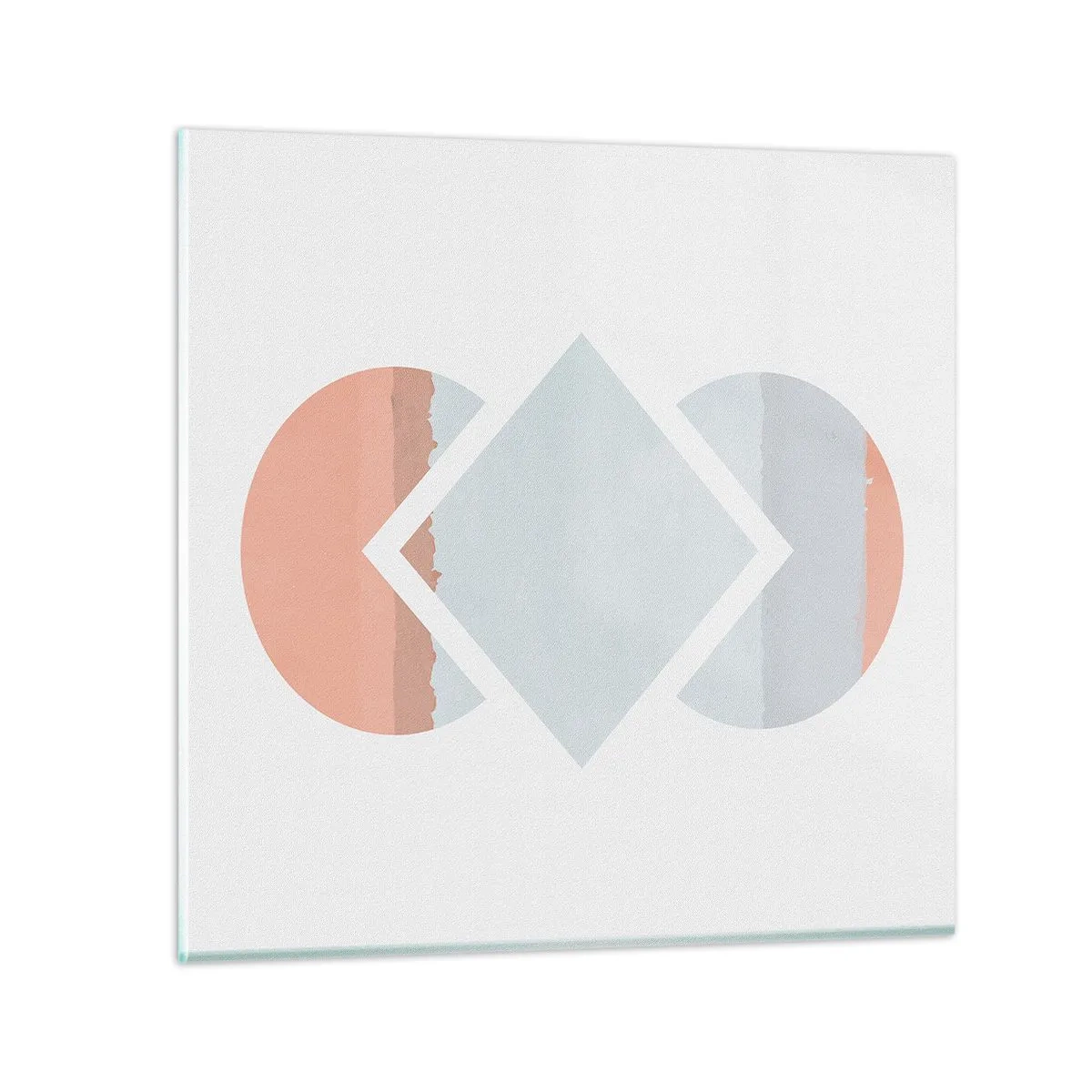 Obraz na skle - Situace je jasná - 50x50 cm