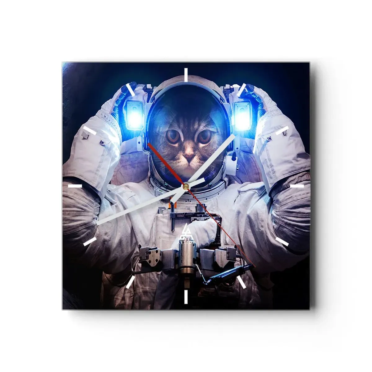 Nástěnné hodiny - Houston, máte problém - 40x40 cm