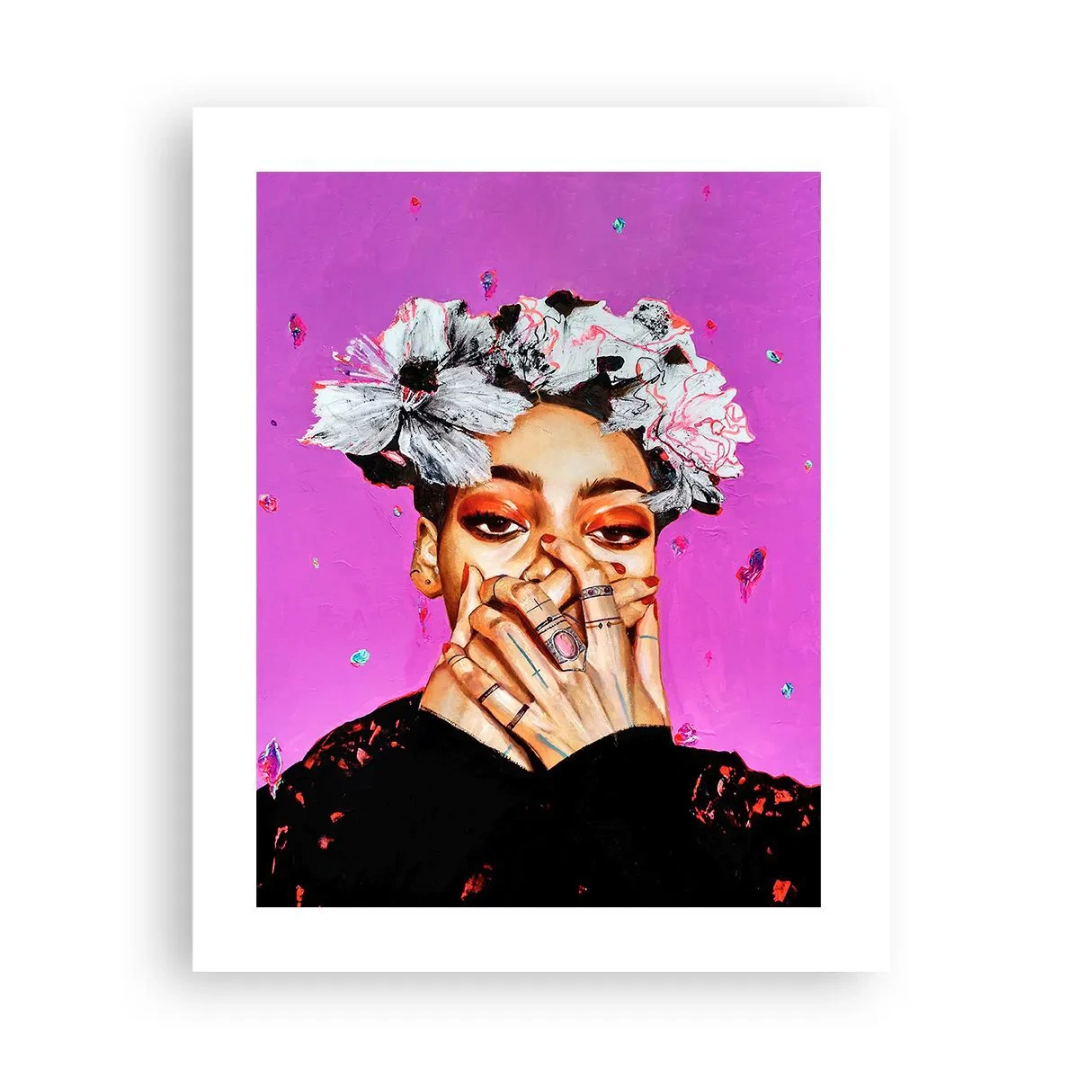 Plakát - Trochu bláznivá - 40x50 cm