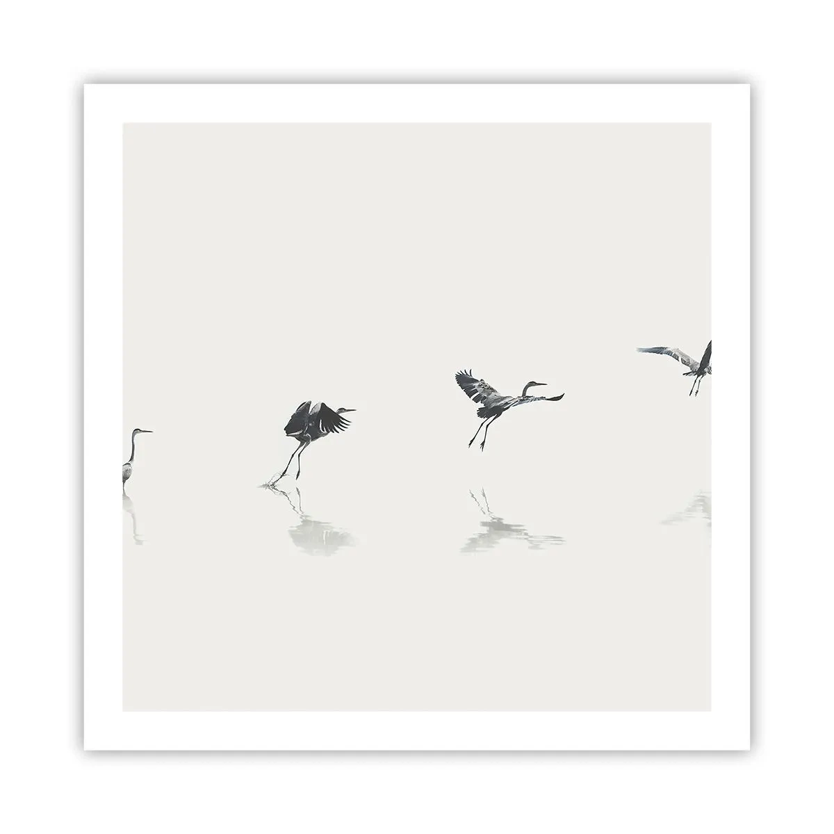 Plakát - Čtyři jednoduché kroky - 60x60 cm