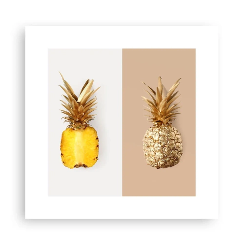 Plakát - Ananas pro nás - 30x30 cm