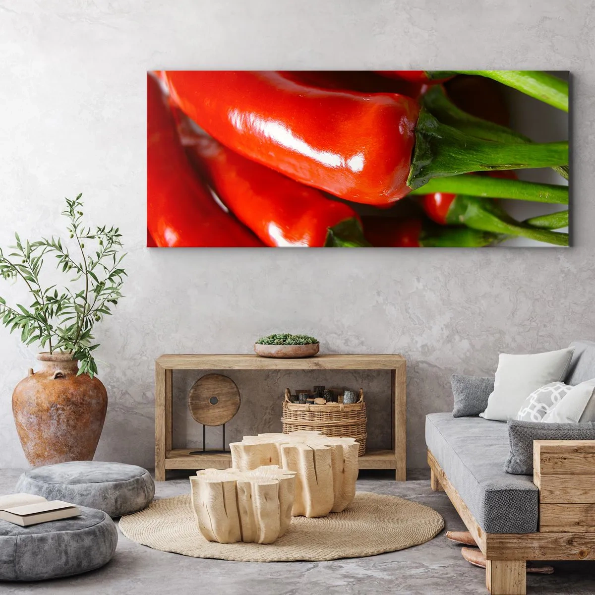Obraz na plátně - Šťavnaté, lesklé, hladké - 100x40 cm