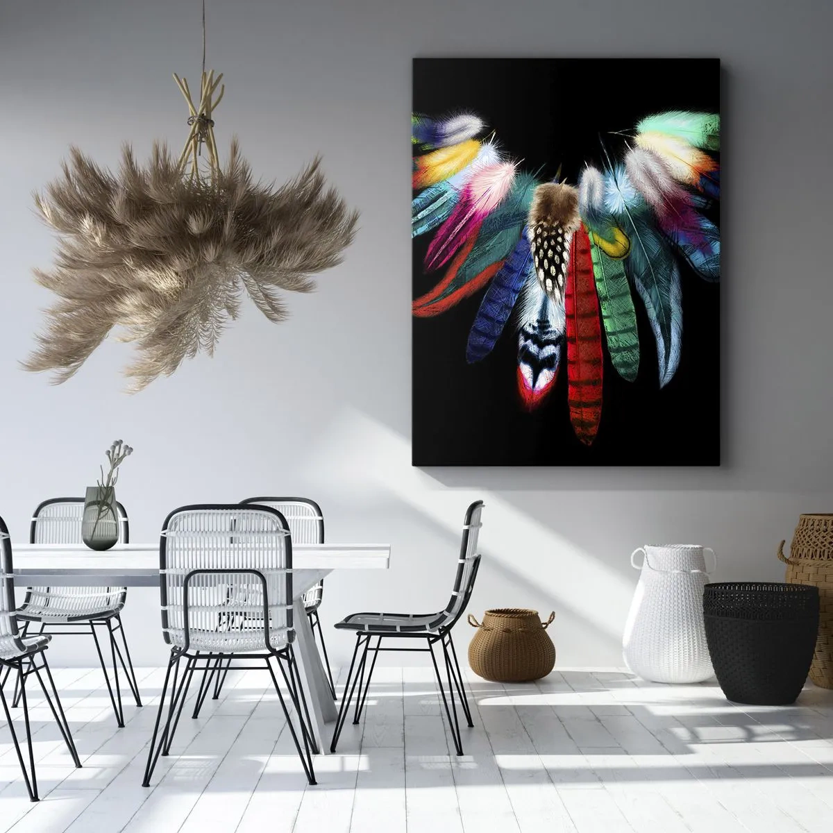 Obraz na plátně - Indiánský náhrdelník - 50x70 cm