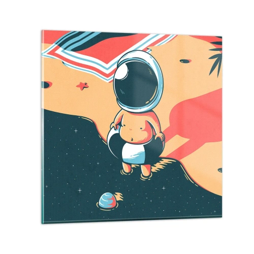 Obraz na skle - Z jiné perspektivy - 30x30 cm