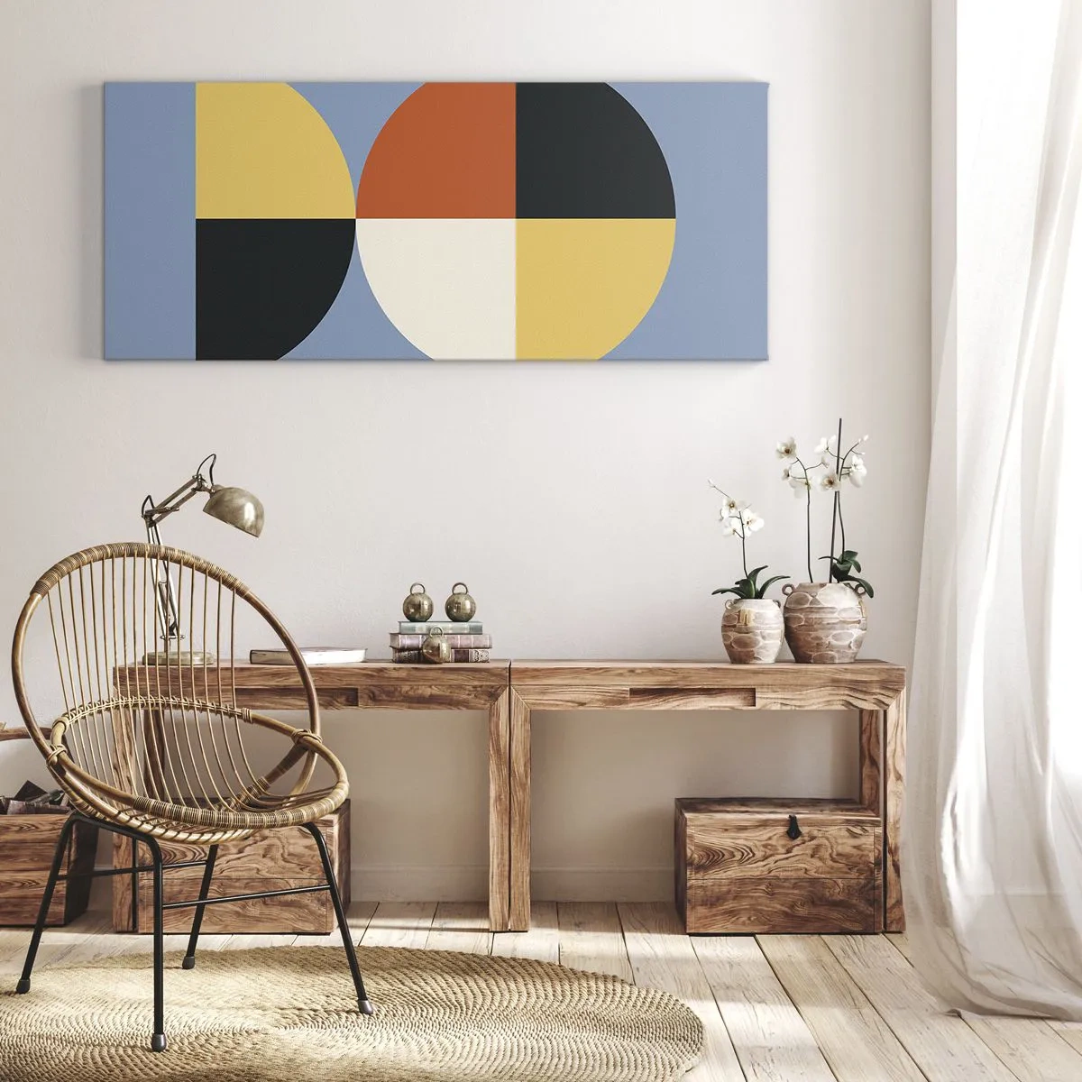 Obraz na plátně - Koukej a počítej - 160x50 cm