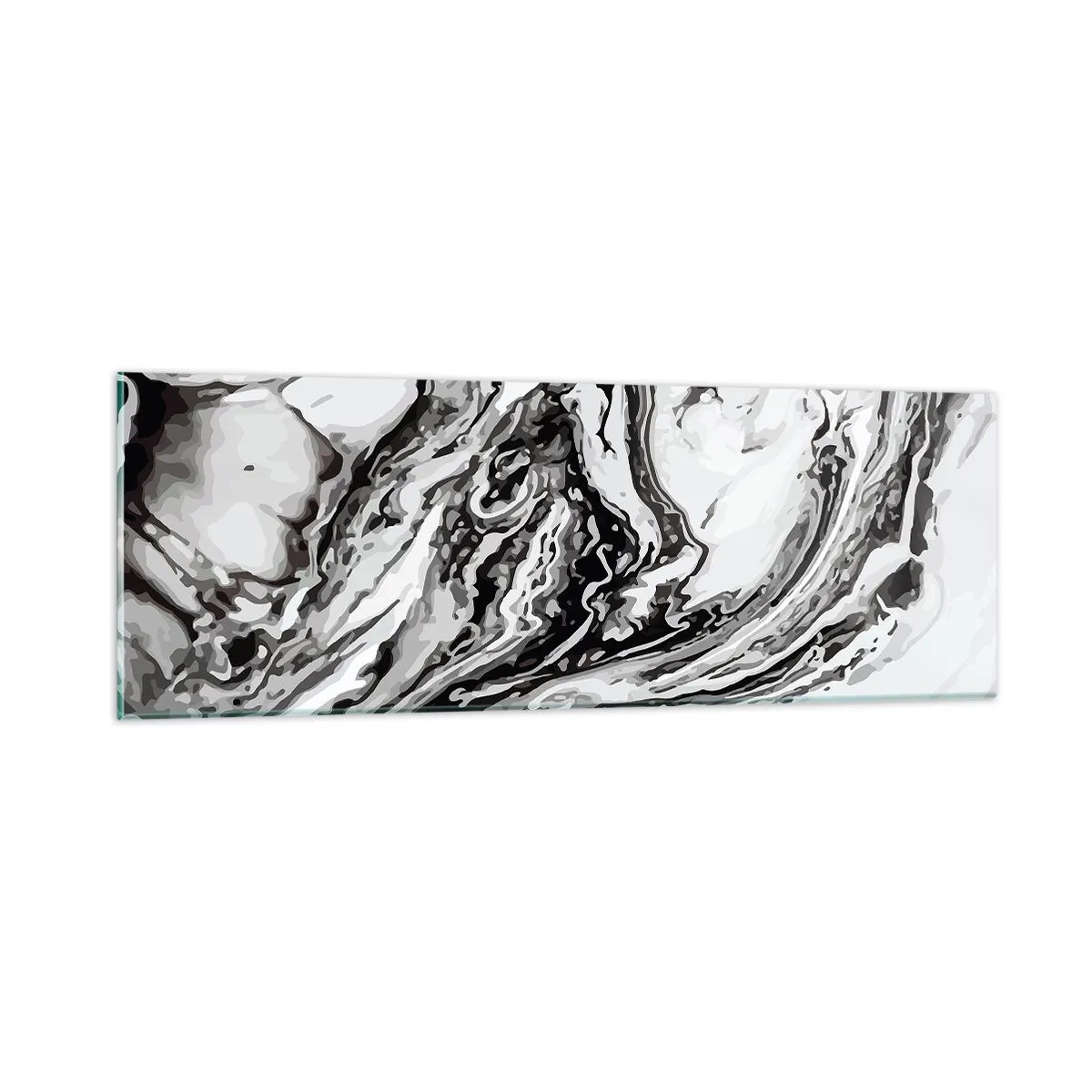 Obraz na skle - Na začátku byl chaos - 90x30 cm
