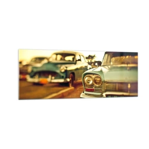 Obraz na skle - Počkáme, uvidíme - 140x50 cm