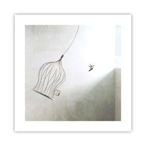 Plakát - Ve svém živlu - 40x40 cm