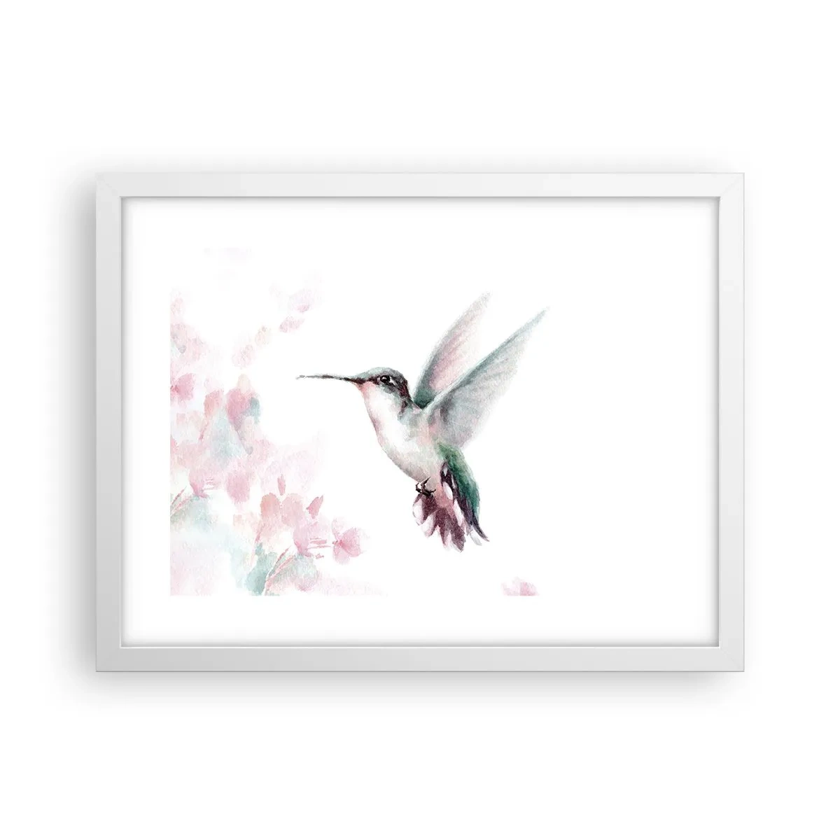 Plakát v bílém rámu - Mávání - 40x30 cm