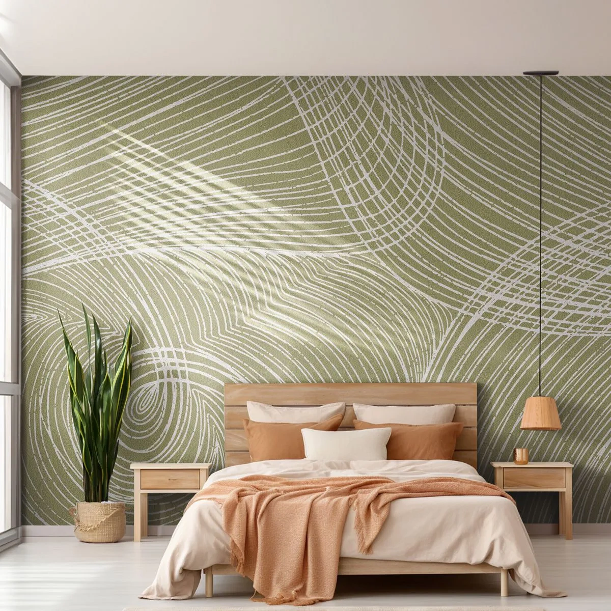 Fototapeta Premium Canvas - Mistrovská abstrakce v bílé - Boho, Minimalismus, Kus - 250x175 cm