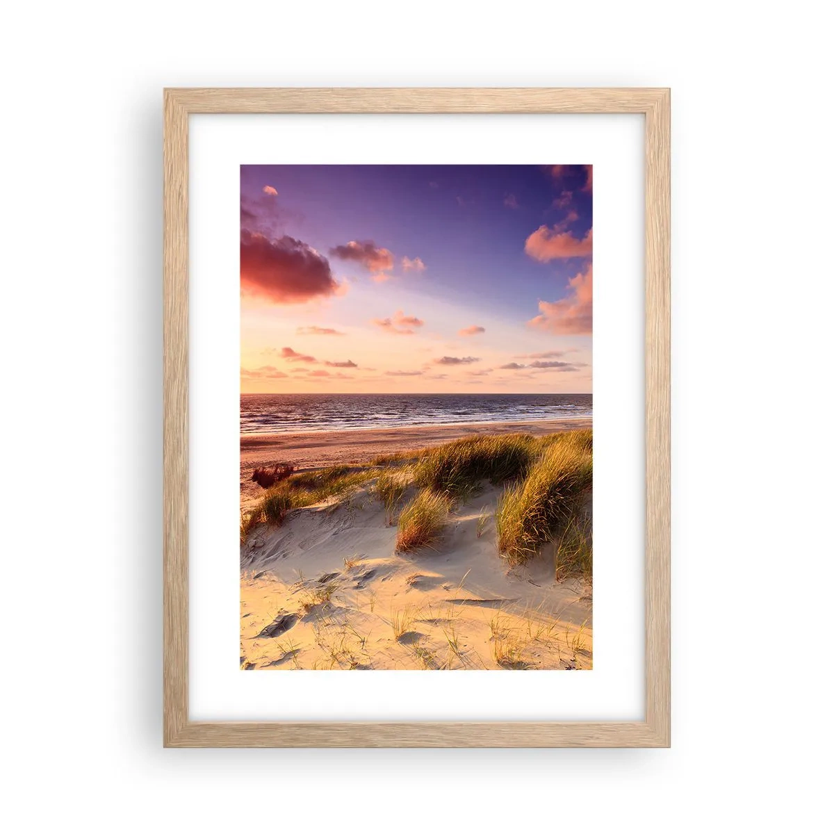 Plakát v rámu světlý dub - Už v létě voní vzduch - 30x40 cm